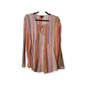 a.n.a Multicolor Striped Blouse